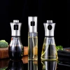 304 stainless steel spray bottle, press-type spray, household kitchen cooking oil, vinegar, barbecue, leak-proof glass spray bottle details Picture